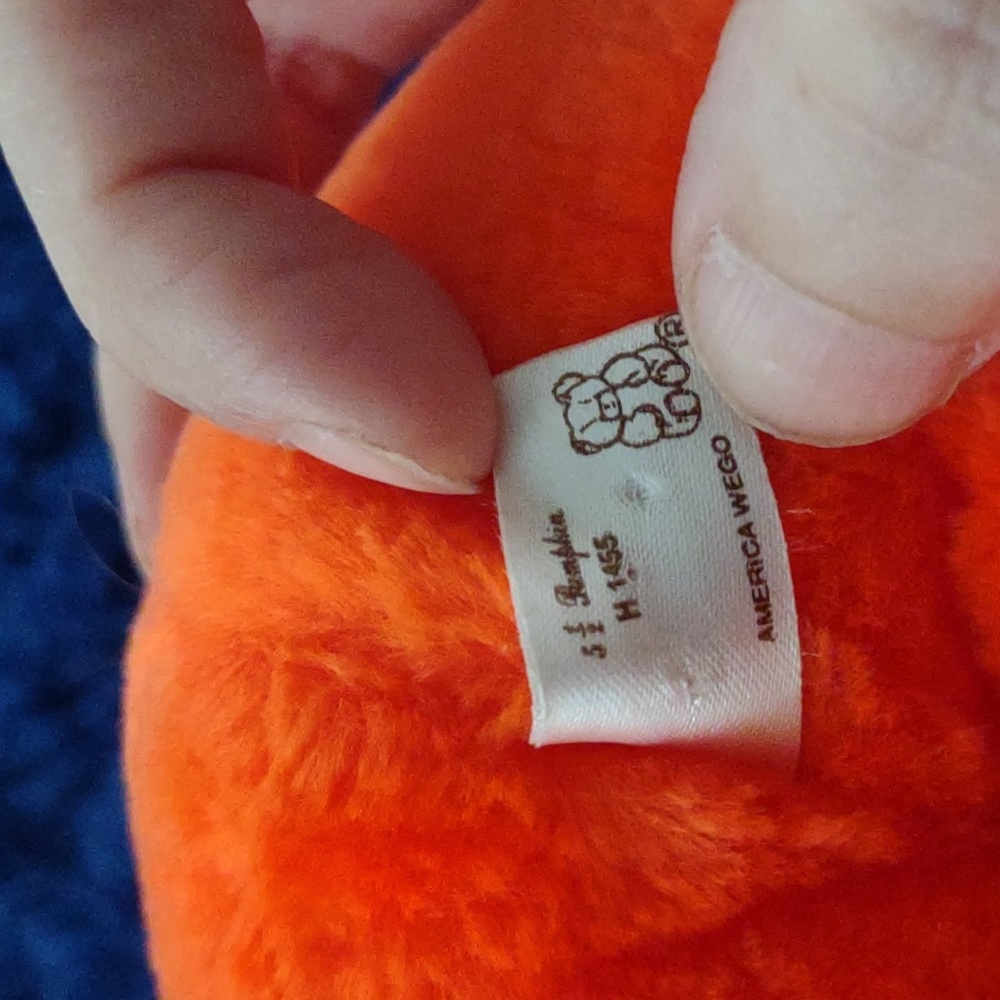 Vintage American Wego Jack o lantern plush‎ - Picture 4 of 4